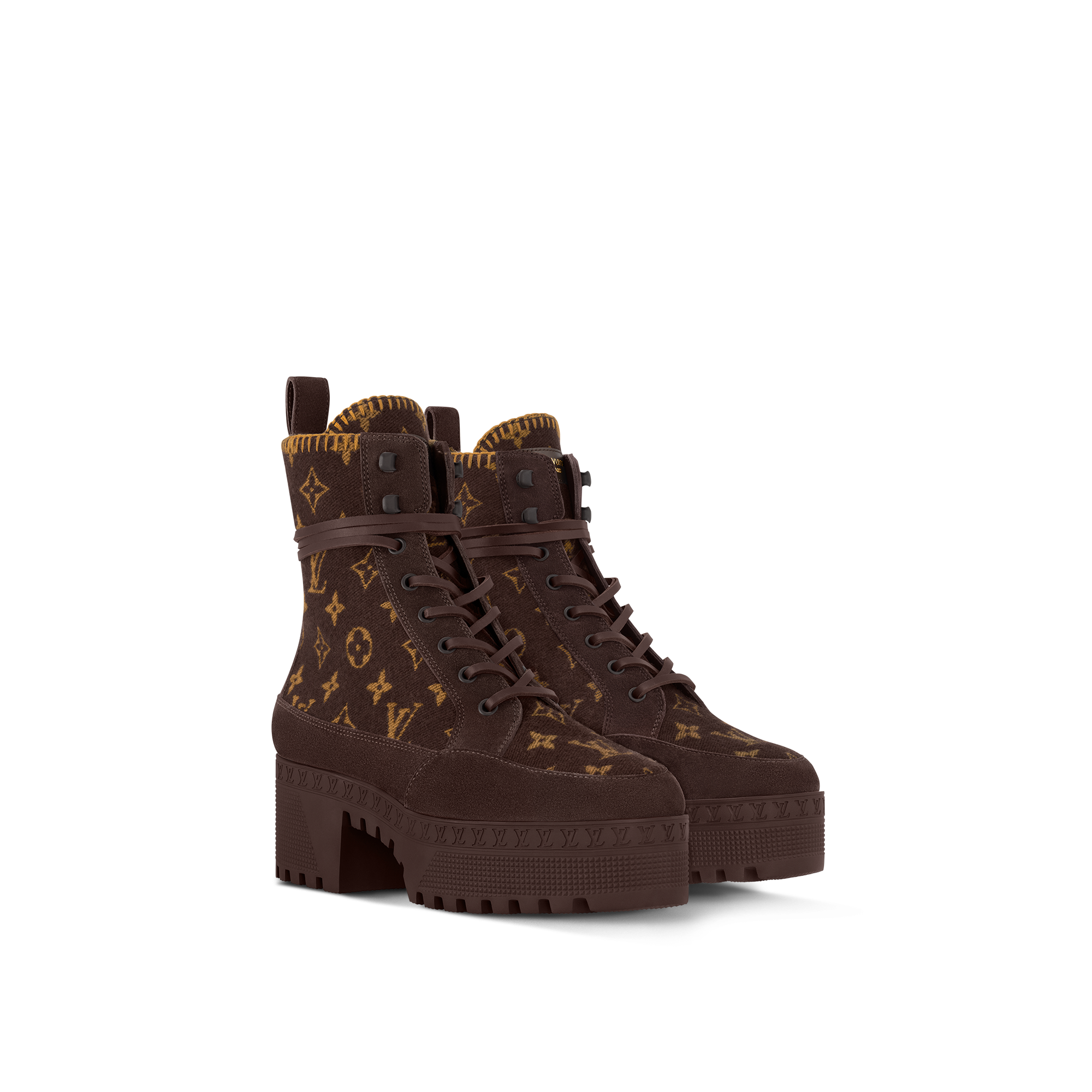 Louis retailer vuitton womens desert boots